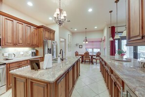 House (2 Bedrooms) | Interior - Pool & Hot Tub in Sunny Smithville Getaway! (Smithville)