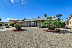 Front of property - < 1 Mi to Golf: Home w/ Screened Porch in Sun City (Sun City West)