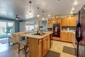 House (4 Bedrooms) | Interior - Pool & Outdoor Kitchen: Updated Grand Lake Getaway (Grove)