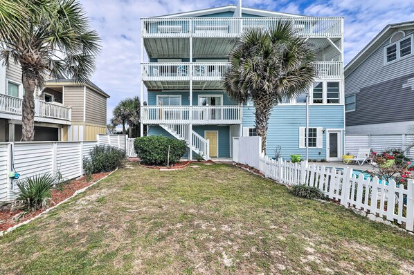 Apartment (4 Bedrooms) | Front of property - Oceanfront Atlantic Beach Escape w/ Balconies (Atlantic Beach)