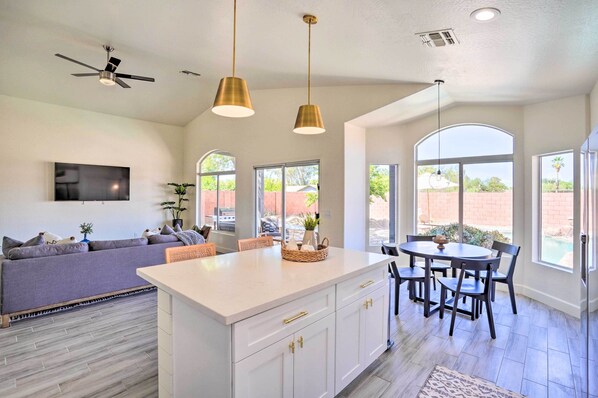 House (3 Bedrooms) | Interior - Private Heated Pool: Phoenix Sanctuary w/ Foosball (Phoenix)