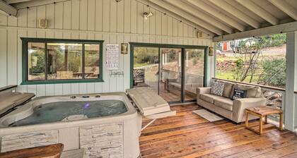Cozy Pine Retreat w/ Private Hot Tub & Views