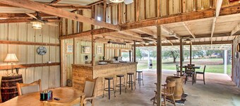 Spacious Lakefront Home w/ Fire Pit & Fun Barn!