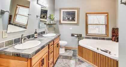 Riverfront Lake Lure Lodge w/ Deck on 13 Acres