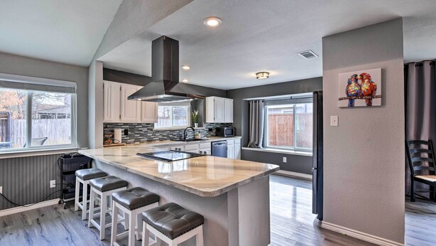 Private kitchen - Charming Bedford House w/ Patio & Fenced Yard (Bedford)