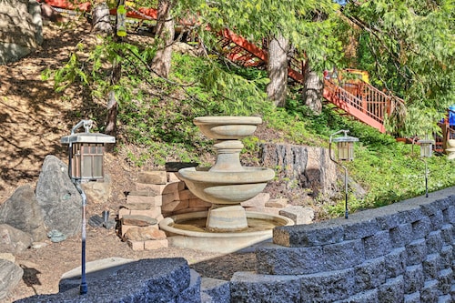 Deck w/ Forest Views: Quiet Twain Harte Cabin!