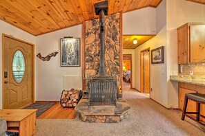 House (2 Bedrooms) | Interior - Deck w/ Forest Views: Quiet Twain Harte Cabin! (Twain Harte)