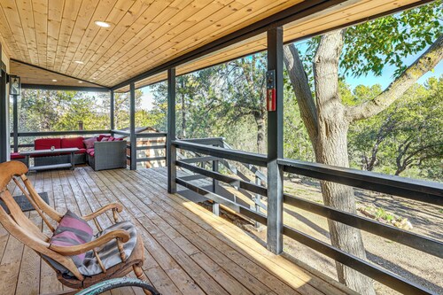 Relax Fireside: Prescott Retreat w/ Hot Tub!