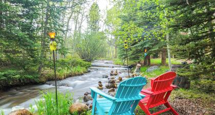 Riverfront Retreat in Nathrop: Fire Pits & Hot Tub