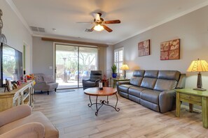 House (2 Bedrooms) | Interior - Furnished Patio, Fire Pit: Peaceful Anthem Home! (Phoenix)