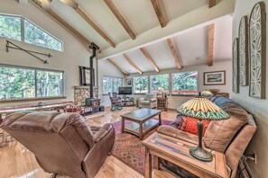 House (2 Bedrooms) | Interior - Cloudcroft Cabin w/ Deck < 2 Mi to Downtown! (Cloudcroft)