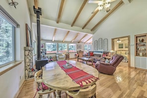 House (2 Bedrooms) | Interior - Cloudcroft Cabin w/ Deck < 2 Mi to Downtown! (Cloudcroft)