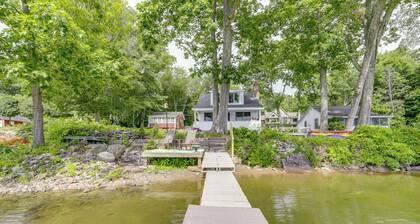 Lakefront Cottage w/ Covered Porch & Dock!