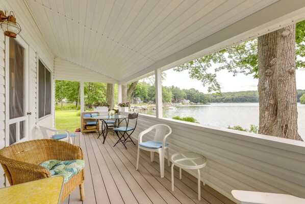 Cottage (3 Bedrooms) | Interior - Lakefront Cottage w/ Covered Porch & Dock! (Coventry)