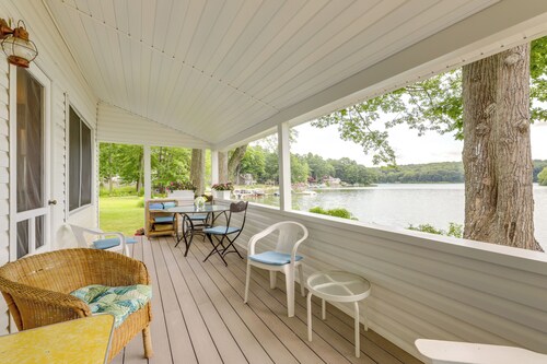 Lakefront Cottage w/ Covered Porch & Dock!