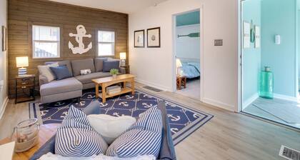 Walk to Lake: Nautical Akron Cottage w/ Deck!