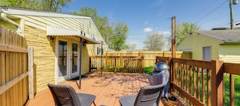 Pet-friendly Ohio Escape w/ Deck & Community Dock!