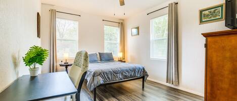 Casa (2 Bedrooms) | 2 dormitorios, tabla de planchar con plancha, ropa de cama