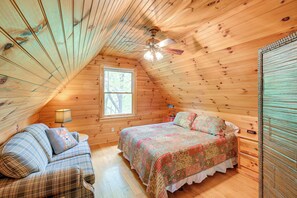 House (1 Bedroom) | Interior - Quaint Cabin w/ Stream in Blue Ridge! (Sparta)