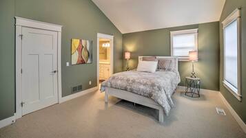 Apartemen (2 Bedrooms) | 2 kamar tidur, setrika/meja setrika, dan seprai linen