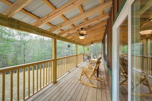 House (2 Bedrooms) | Interior - Scenic Murphy Cabin w/ Hot Tub, Fire Pit & Views (Murphy)