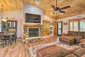 House (2 Bedrooms) | Interior - 3 Mi to Trails: Woodsy Retreat in Overgaard! (Overgaard)