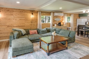House (2 Bedrooms) | Interior - Cozy Maine Lakefront Cabin Rental (Saint David)