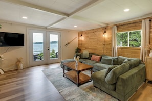 House (2 Bedrooms) | Interior - Cozy Maine Lakefront Cabin Rental (Saint David)