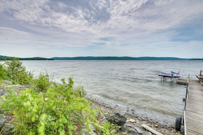 House (2 Bedrooms) | Interior - Cozy Maine Lakefront Cabin Rental (Saint David)