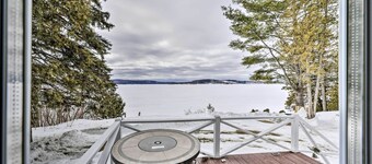 Cozy Maine Lakefront Cabin Rental
