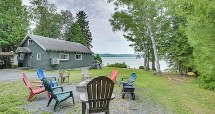 Cozy Maine Lakefront Cabin Rental