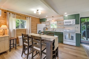 House (2 Bedrooms) | Interior - Cozy Maine Lakefront Cabin Rental (Saint David)