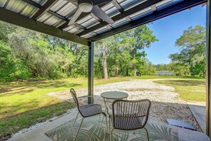 House (1 Bedroom) | Interior - Riverfront Magnolia Springs Cabin Rental w/ Grill (Foley)