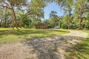 House (1 Bedroom) | Interior - Riverfront Magnolia Springs Cabin Rental w/ Grill (Foley)