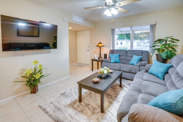 House (2 Bedrooms) | Interior - Patio & Yard: Sun City Home Near Casinos (Sun City)