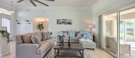 บ้านพัก (3 Bedrooms) | บริเวณนั่งเล่น