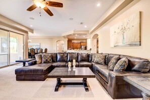 House (4 Bedrooms) | Interior - Pool, BBQ & Bar: Family Home in Queen Creek (Queen Creek)