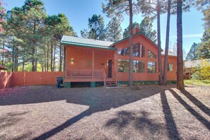 House (2 Bedrooms) | Interior - Scenic Deck + Horse Corral: Pinetop-lakeside Cabin (Pinetop)