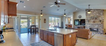Hot Tub, Yard & Views: Spacious Cave Creek Home