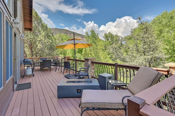 Log Cabin In Payson W/ Deck, Mtn & Creek Views - Pine, AZ