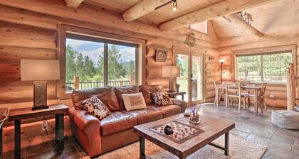 Chic Fairplay Cabin With Deck & Mountain Views!