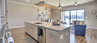 Elegant Lake Conroe Townhome w/ Boat Slip!