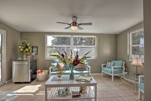 House (2 Bedrooms) | Interior - Single-story Home: Walk to Beach, Pier & River (Ormond Beach)