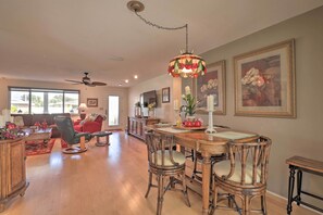 House (2 Bedrooms) | Interior - Single-story Home: Walk to Beach, Pier & River (Ormond Beach)