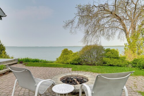 Lakefront De Tour Village Home w/ Deck & Fire Pit!