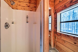 House (3 Bedrooms) | Interior - Furnished Deck: Cabin in Coconino National Forest (Munds Park)