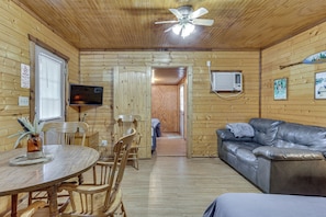 House (1 Bedroom) | Interior - 'cedar Falls Cabin 5': 1/2 Mile to Turner Falls (Davis)
