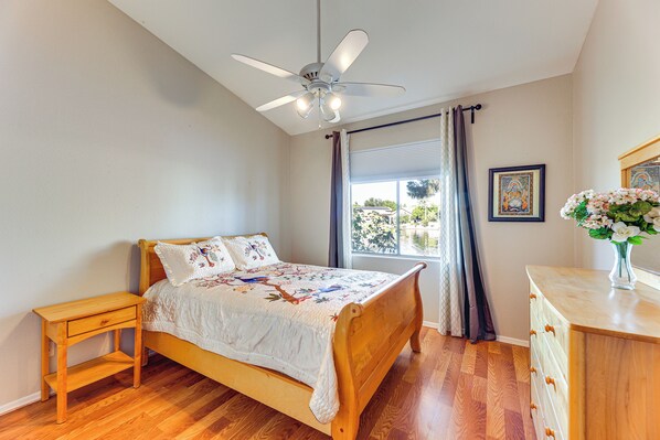 House (4 Bedrooms) | Interior - Private Patio & Grill: Lakefront Chandler Home (Chandler)