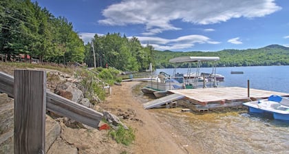 Lakefront Rumney Retreat w/ Shared Dock & Beach!