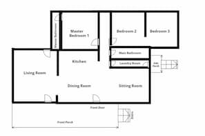 บ้านพัก (3 Bedrooms) | ภายใน
